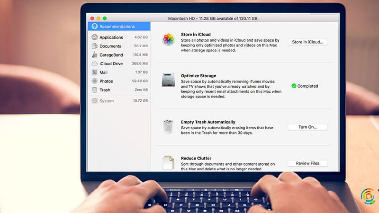 Optimize Storage Mac Garageband